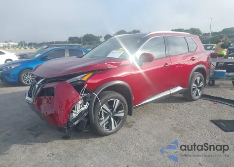 2023 Nissan Rogue Sl Fwd из США, поврежденный, VIN 5N1BT3CA3PC923681